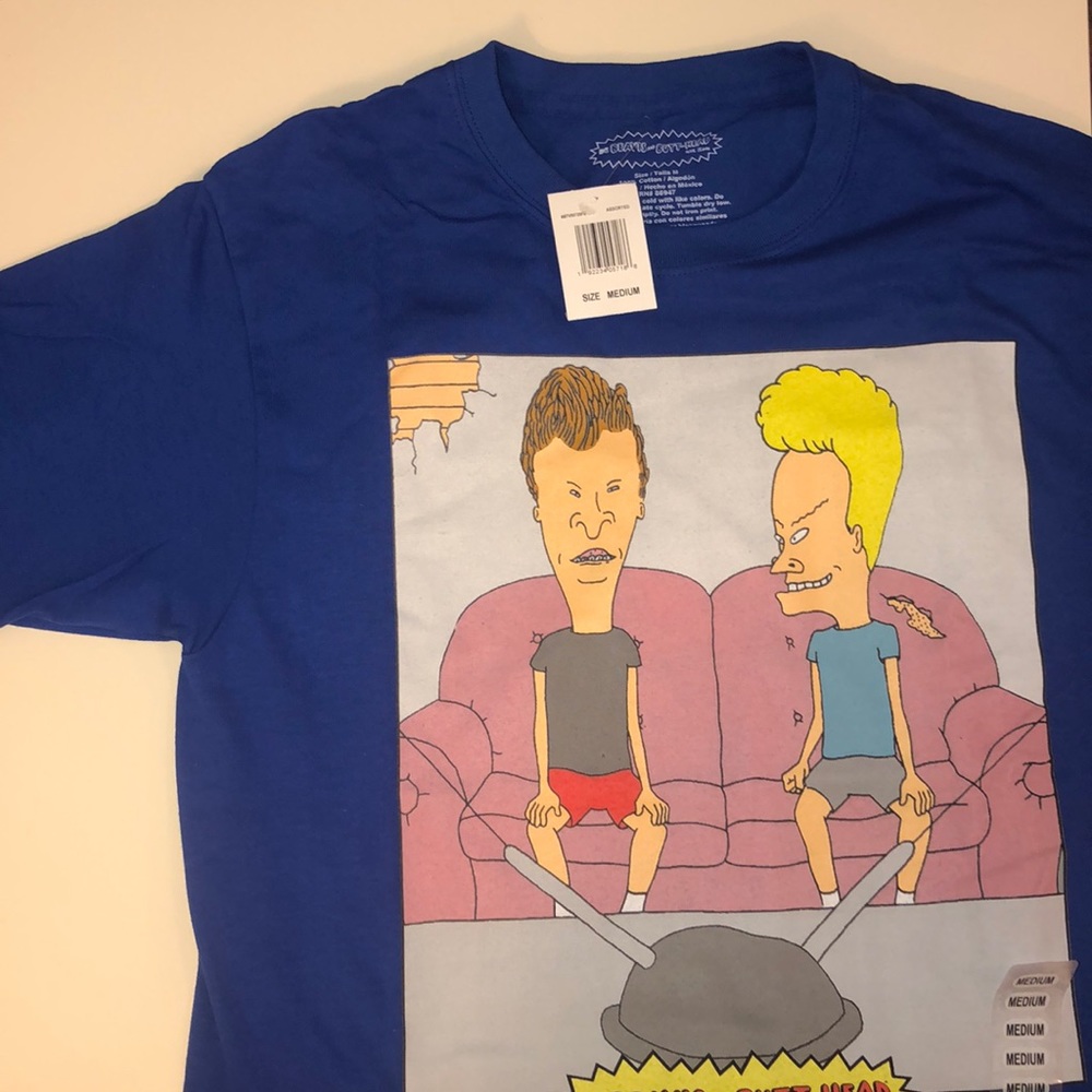 Beavis & Butt-Head MTV Shirt New Men’s S, M, L, XL - Picture 1 of 5